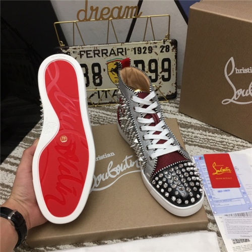 Cheap Christian Louboutin High Tops Shoes For Men #533183 Replica Wholesale [$96.00 USD] [ITEM#533183] on Replica Christian Louboutin High Top Shoes