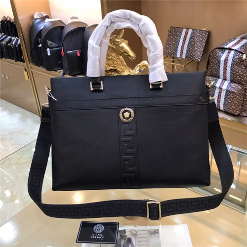 Cheap Versace AAA Man Handbags #534804 Replica Wholesale [$155.00 USD] [ITEM#534804] on Replica Versace AAA Man Handbags
