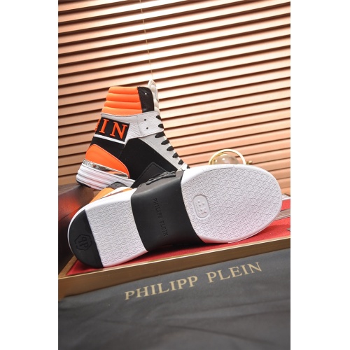 Cheap Philipp Plein PP High Tops Shoes For Men #536020 Replica Wholesale [$108.00 USD] [ITEM#536020] on Replica Philipp Plein PP High Tops Shoes