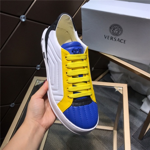 Cheap Versace Casual Shoes For Men #536093 Replica Wholesale [$80.00 USD] [ITEM#536093] on Replica Versace Shoes