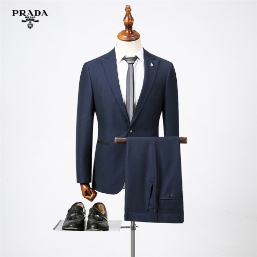 Cheap Prada Two-Piece Suits Long Sleeved For Men #536432 Replica Wholesale [$85.00 USD] [ITEM#536432] on Replica Prada Suits