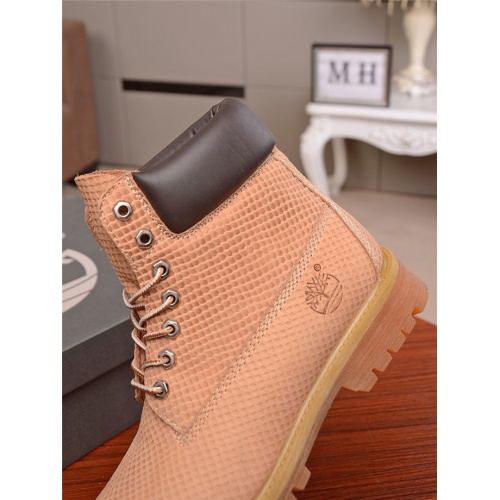 Cheap Timberland High Tops Shoes For Men #536554 Replica Wholesale [$80.00 USD] [ITEM#536554] on Replica Timberland Shoes