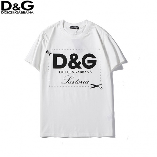 Cheap Dolce &amp; Gabbana D&amp;G T-Shirts Short Sleeved For Unisex #536786 Replica Wholesale [$25.00 USD] [ITEM#536786] on Replica Dolce &amp; Gabbana D&amp;G T-Shirts