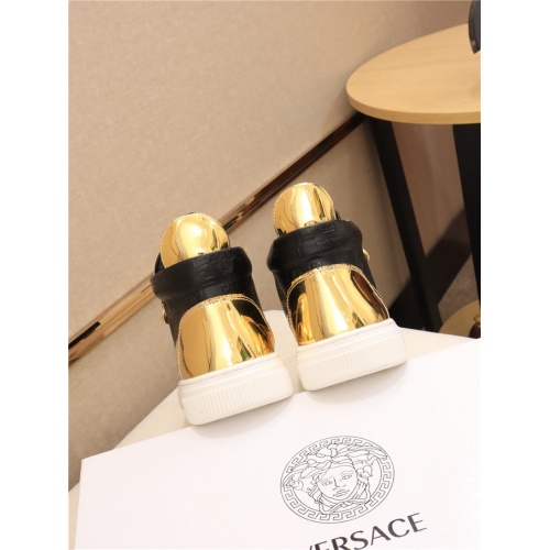 Cheap Versace Casual Shoes For Men #537286 Replica Wholesale [$82.00 USD] [ITEM#537286] on Replica Versace Flat Shoes