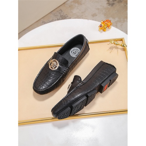 Cheap Versace Casual Shoes For Men #537292 Replica Wholesale [$72.00 USD] [ITEM#537292] on Replica Versace Flat Shoes