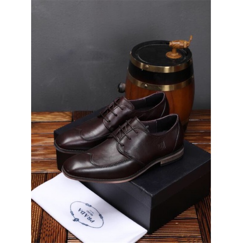 Cheap Prada Leather Shoes For Men #537338 Replica Wholesale [$85.00 USD] [ITEM#537338] on Replica Prada Leather Shoes