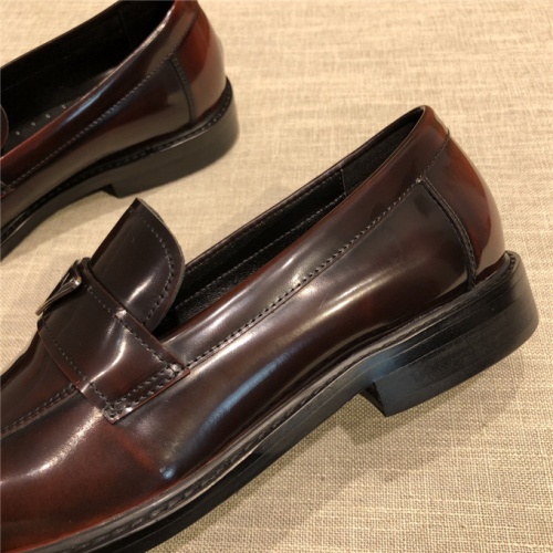 Cheap Prada Leather Shoes For Men #537342 Replica Wholesale [$85.00 USD] [ITEM#537342] on Replica Prada Leather Shoes