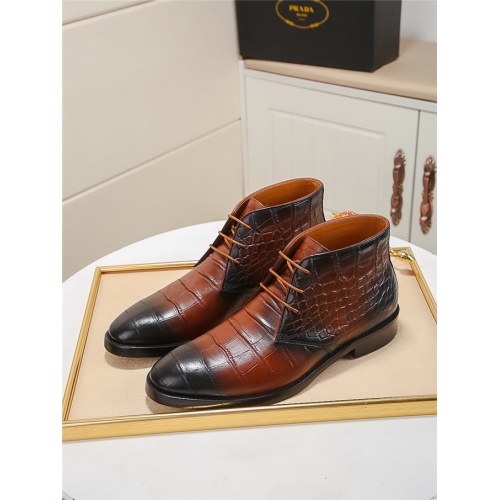Cheap Prada Boots For Men #537350 Replica Wholesale [$100.00 USD] [ITEM#537350] on Replica Prada Boots