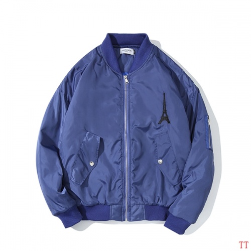 Cheap Balenciaga Cotton-Jackets Jackets Short Sleeved For Unisex #538347 Replica Wholesale [$68.00 USD] [ITEM#538347] on Replica Balenciaga Coats &amp; Jackets