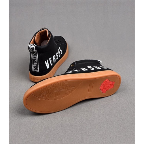 Cheap Versace High Tops Shoes For Men #538441 Replica Wholesale [$85.00 USD] [ITEM#538441] on Replica Versace High Tops Shoes