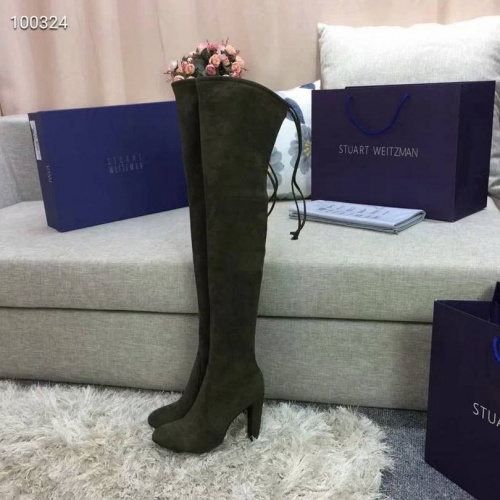 Cheap Stuart Weitzman Boots For Women #538813 Replica Wholesale [$88.00 USD] [ITEM#538813] on Replica Stuart Weitzman Boots