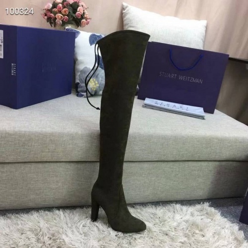 Cheap Stuart Weitzman Boots For Women #538813 Replica Wholesale [$88.00 USD] [ITEM#538813] on Replica Stuart Weitzman Boots