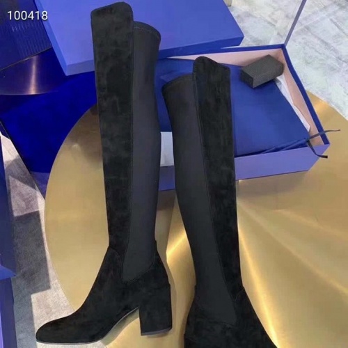Cheap Stuart Weitzman Boots For Women #538814 Replica Wholesale [$100.00 USD] [ITEM#538814] on Replica Stuart Weitzman Boots