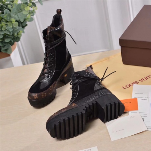 Cheap Louis Vuitton Boots For Women #538854 Replica Wholesale [$96.00 USD] [ITEM#538854] on Replica Louis Vuitton Boots