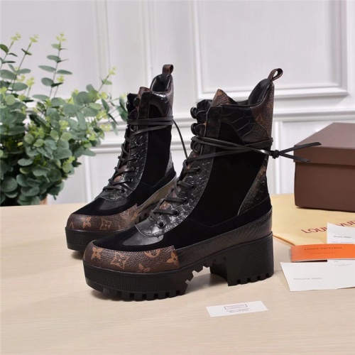 Cheap Louis Vuitton Boots For Women #538854 Replica Wholesale [$96.00 USD] [ITEM#538854] on Replica Louis Vuitton Boots