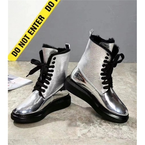 Cheap Alexander McQueen Boots For Men #538948 Replica Wholesale [$112.00 USD] [ITEM#538948] on Replica Alexander McQueen Boots