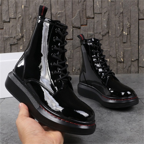 Cheap Alexander McQueen Boots For Men #538953 Replica Wholesale [$102.00 USD] [ITEM#538953] on Replica Alexander McQueen Boots