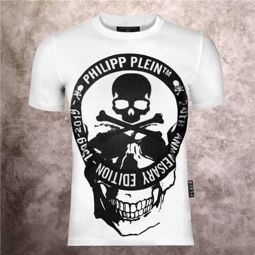 Cheap Philipp Plein PP T-Shirts Short Sleeved For Men #540988 Replica Wholesale [$32.00 USD] [ITEM#540988] on Replica Philipp Plein PP T-Shirts