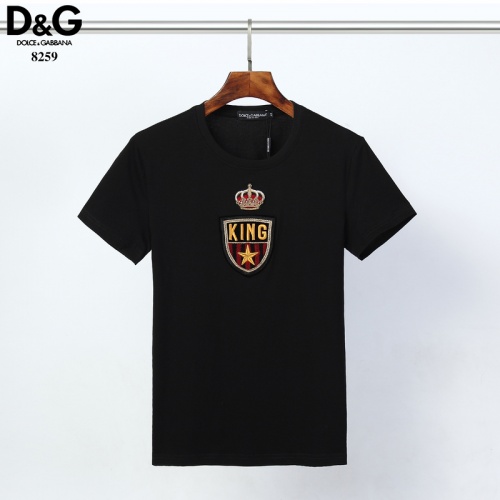 Cheap Dolce &amp; Gabbana D&amp;G T-Shirts Short Sleeved For Men #541052 Replica Wholesale [$25.00 USD] [ITEM#541052] on Replica Dolce &amp; Gabbana D&amp;G T-Shirts