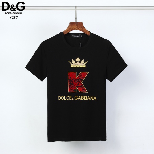 Cheap Dolce &amp; Gabbana D&amp;G T-Shirts Short Sleeved For Men #541056 Replica Wholesale [$25.00 USD] [ITEM#541056] on Replica Dolce &amp; Gabbana D&amp;G T-Shirts