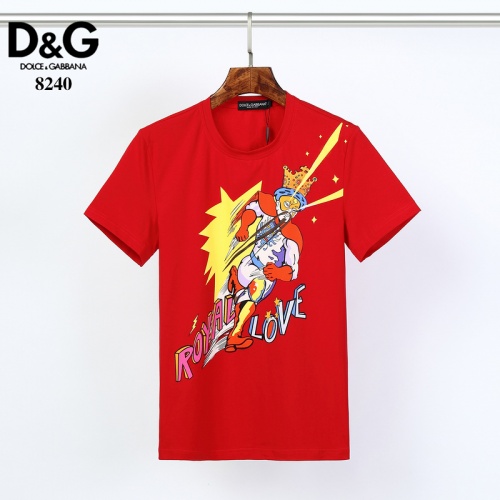 Cheap Dolce &amp; Gabbana D&amp;G T-Shirts Short Sleeved For Men #541089 Replica Wholesale [$27.00 USD] [ITEM#541089] on Replica Dolce &amp; Gabbana D&amp;G T-Shirts