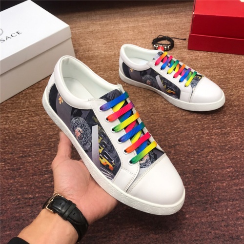 Cheap Versace Casual Shoes For Men #541462 Replica Wholesale [$68.00 USD] [ITEM#541462] on Replica Versace Shoes