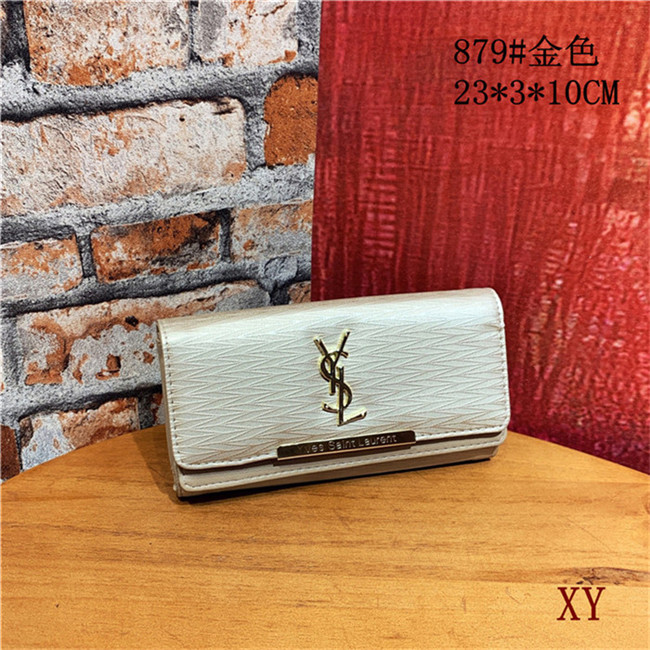 saint laurent uptown wallet on chain