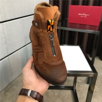Cheap Salvatore Ferragamo Boots For Men #534004 Replica Wholesale [$100.00 USD] [ITEM#534004] on Replica Salvatore Ferragamo Boots
