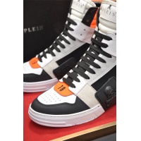 Cheap Philipp Plein PP High Tops Shoes For Men #536020 Replica Wholesale [$108.00 USD] [ITEM#536020] on Replica Philipp Plein PP High Tops Shoes