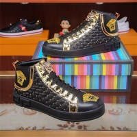 Cheap Versace High Tops Shoes For Men #536132 Replica Wholesale [$80.00 USD] [ITEM#536132] on Replica Versace High Tops Shoes