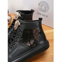 Cheap Versace High Tops Shoes For Men #538424 Replica Wholesale [$80.00 USD] [ITEM#538424] on Replica Versace High Tops Shoes