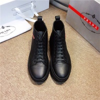 Cheap Prada High Tops Shoes For Men #539237 Replica Wholesale [$85.00 USD] [ITEM#539237] on Replica Prada High Top Shoes