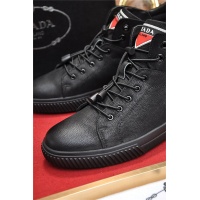 Cheap Prada High Tops Shoes For Men #539644 Replica Wholesale [$85.00 USD] [ITEM#539644] on Replica Prada High Top Shoes