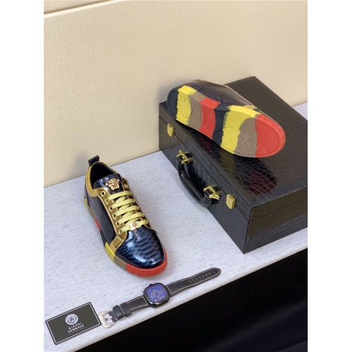 Cheap Versace Casual Shoes For Men #541752 Replica Wholesale [$72.00 USD] [ITEM#541752] on Replica Versace Shoes