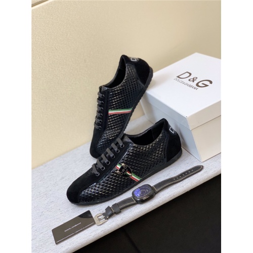 Cheap Dolce &amp; Gabbana D&amp;G Casual Shoes For Men #541757 Replica Wholesale [$80.00 USD] [ITEM#541757] on Replica Dolce &amp; Gabbana D&amp;G Casual Shoes