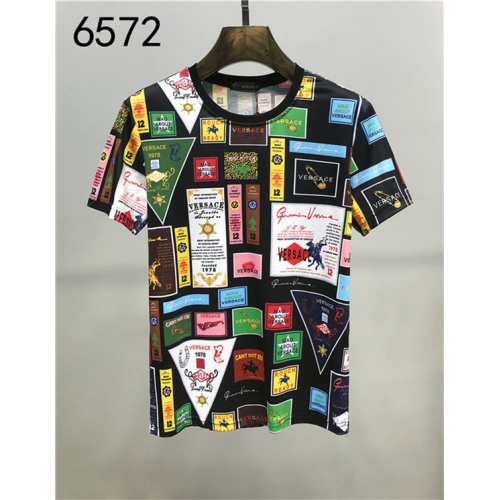 Cheap Versace T-Shirts Short Sleeved For Men #542165 Replica Wholesale [$27.00 USD] [ITEM#542165] on Replica Versace T-Shirts