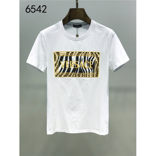 Cheap Versace T-Shirts Short Sleeved For Men #542185 Replica Wholesale [$25.00 USD] [ITEM#542185] on Replica Versace T-Shirts