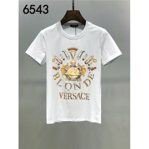 Cheap Versace T-Shirts Short Sleeved For Men #542187 Replica Wholesale [$25.00 USD] [ITEM#542187] on Replica Versace T-Shirts