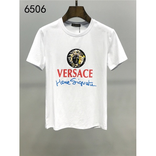 Cheap Versace T-Shirts Short Sleeved For Men #542223 Replica Wholesale [$25.00 USD] [ITEM#542223] on Replica Versace T-Shirts