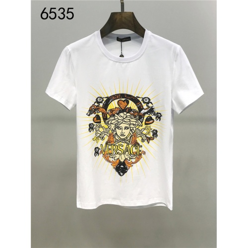 Cheap Versace T-Shirts Short Sleeved For Men #542285 Replica Wholesale [$27.00 USD] [ITEM#542285] on Replica Versace T-Shirts