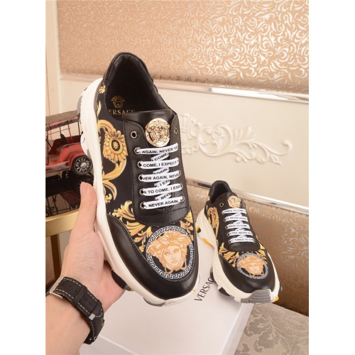 Cheap Versace Casual Shoes For Men #542530 Replica Wholesale [$80.00 USD] [ITEM#542530] on Replica Versace Shoes