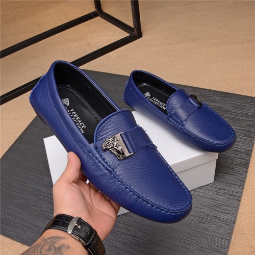 Cheap Versace Casual Shoes For Men #542765 Replica Wholesale [$76.00 USD] [ITEM#542765] on Replica Versace Shoes