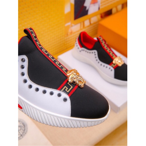 Cheap Versace Casual Shoes For Men #542905 Replica Wholesale [$76.00 USD] [ITEM#542905] on Replica Versace Shoes