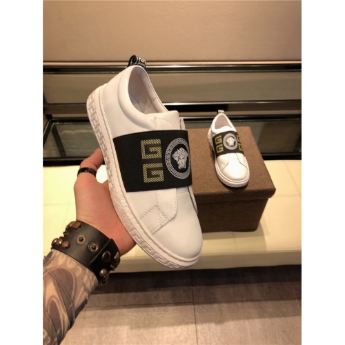 Cheap Versace Casual Shoes For Men #543478 Replica Wholesale [$76.00 USD] [ITEM#543478] on Replica Versace Shoes