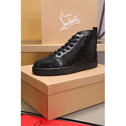 Cheap Christian Louboutin High Tops Shoes For Women #543747 Replica Wholesale [$82.00 USD] [ITEM#543747] on Replica Christian Louboutin High Top Shoes