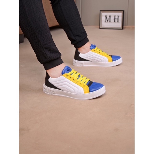 Cheap Versace Casual Shoes For Men #545606 Replica Wholesale [$80.00 USD] [ITEM#545606] on Replica Versace Shoes
