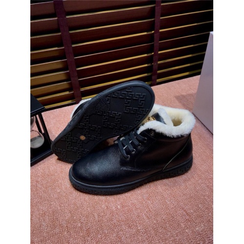 Cheap Versace High Tops Shoes For Men #545884 Replica Wholesale [$82.00 USD] [ITEM#545884] on Replica Versace High Tops Shoes