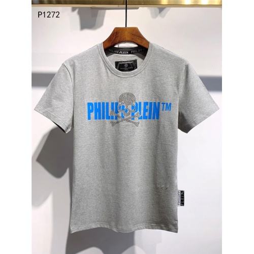 Cheap Philipp Plein PP T-Shirts Short Sleeved For Men #546343 Replica Wholesale [$28.00 USD] [ITEM#546343] on Replica Philipp Plein PP T-Shirts