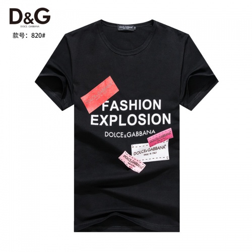 Cheap Dolce &amp; Gabbana D&amp;G T-Shirts Short Sleeved For Men #546677 Replica Wholesale [$24.00 USD] [ITEM#546677] on Replica Dolce &amp; Gabbana D&amp;G T-Shirts