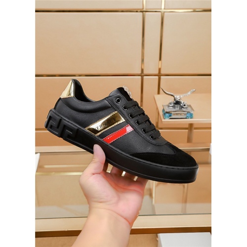 Cheap Versace Casual Shoes For Men #546730 Replica Wholesale [$76.00 USD] [ITEM#546730] on Replica Versace Flat Shoes